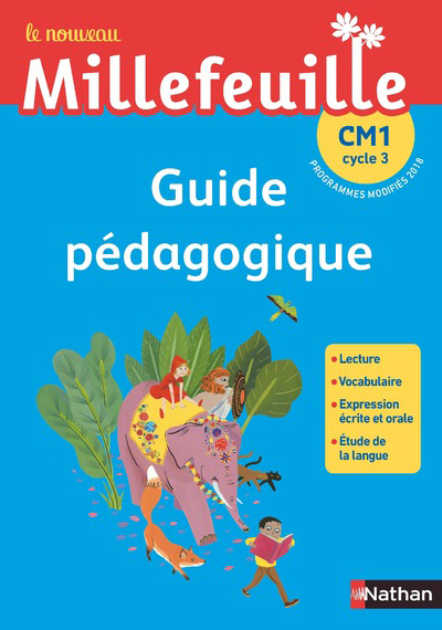 Ref. 9782091249605, Nouveau millefeuille - guide pédagogique CM1 - 2019, marque NATHAN