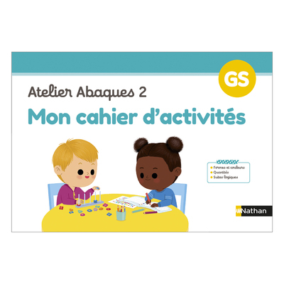 Ref. 9782091251820, Cahiers des ateliers - mon cahier d'activités abaques 2, marque NATHAN