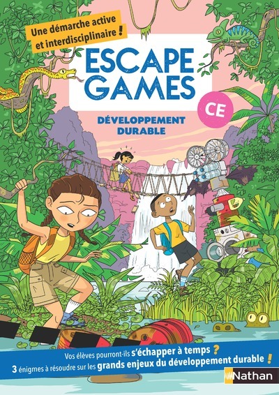 Ref. 9782091252049, Escape games - développement durable - ce, marque NATHAN
