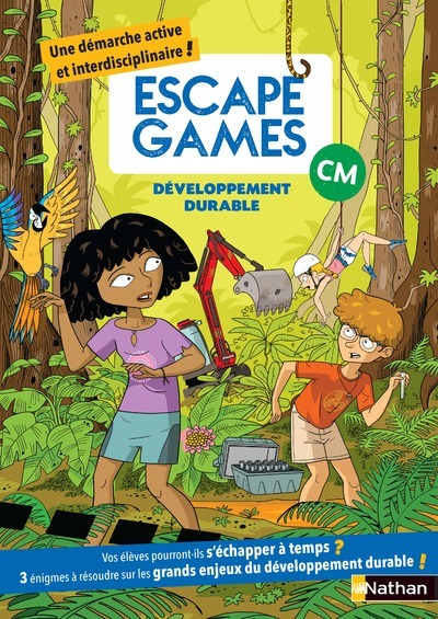 Ref. 9782091252056, Escape games développement durable cycle 3, marque NATHAN