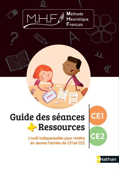 Ref. 9782091252254, Mhf - edl - guide des séances CE1-CE2, marque NATHAN