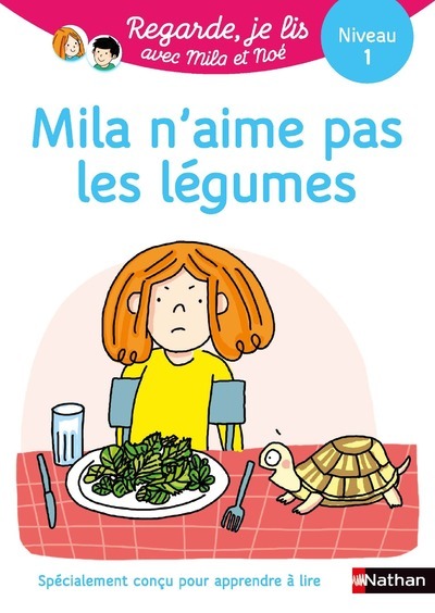 Ref. 9782091933566, Mila n'aime pas les légumes - niveau 1, marque NATHAN