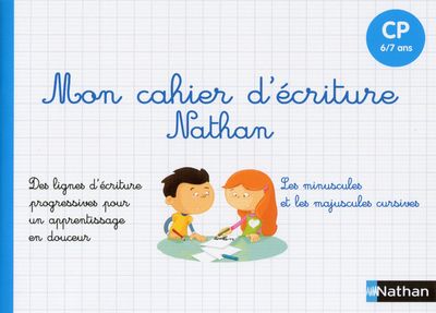 Ref. 9782091933634, Mon cahier d'écriture CP, marque NATHAN