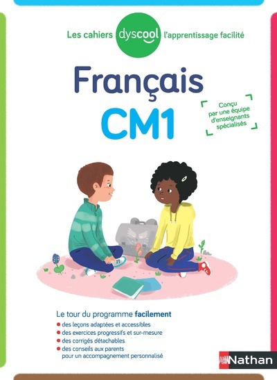 Ref. 9782091933672, Dyscool-cahier français CM1, marque NATHAN