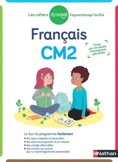 Ref. 9782091933689, Dyscool-cahier français CM2, marque NATHAN