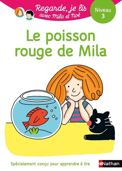 Ref. 9782091933979, Une histoire à lire tout seul - le poisson rouge de mila - niveau 3, marque NATHAN