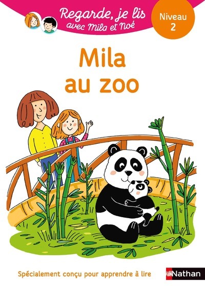 Ref. 9782091934990, Regarde je lis! une histoire à lire tout seul - mila au zoo niveau 2, marque NATHAN