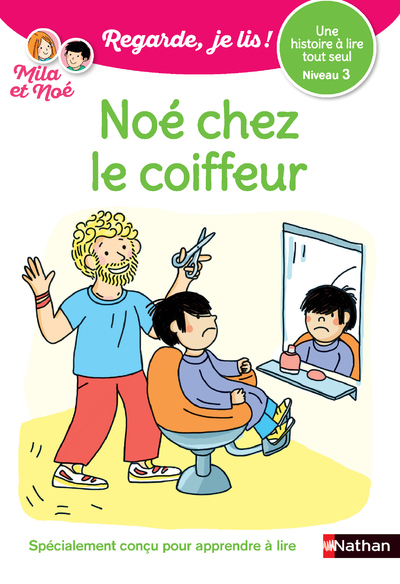 Ref. 9782091935591, Regarde je lis ! une histoire à lire tout seul - noé chez le..., marque NATHAN