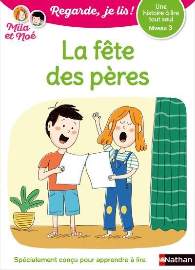 Ref. 9782091935676, Regarde je lis ! une histoire à lire tout seul - la fête des pères..., marque NATHAN