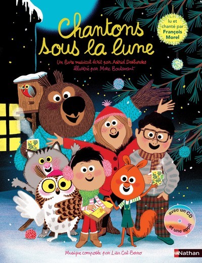 Ref. 9782092491393, Chantons sous la lune + cd, marque NATHAN