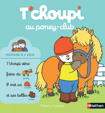 Ref. 9782092491676, T'choupi au poney club, marque NATHAN