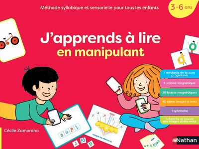 Ref. 9782092496510, Coffret méthode de lecture: j'apprends à lire en manipulant (3-6 ans), marque NATHAN