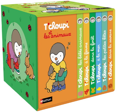 Ref. 9782092498095, Ma petite bibliothèque - t'choupi et les animaux, marque NATHAN