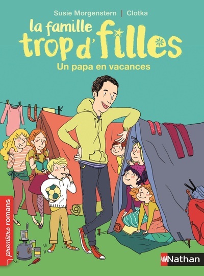 Ref. 9782092557952, La famille trop d'filles: un papa en vacances, marque NATHAN