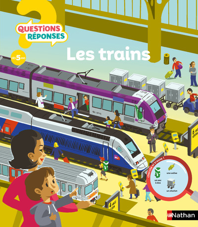 Ref. 9782092558874, Les trains, marque NATHAN