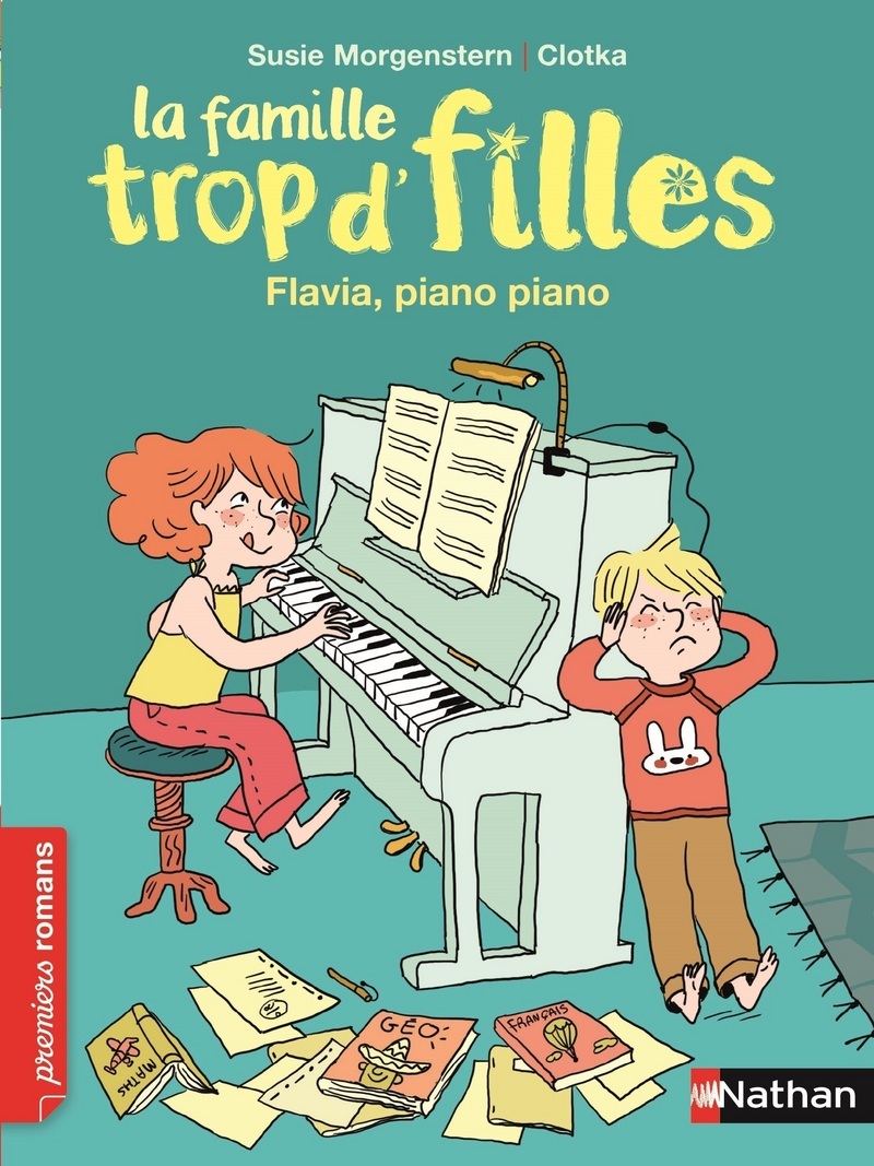 Ref. 9782092561713, Famille trop d'filles: flavia, piano, piano, marque NATHAN