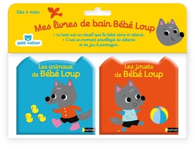Ref. 9782092567203, Livres bains bébé loup les jouets de bébé loup/les animaux de bébé..., marque NATHAN