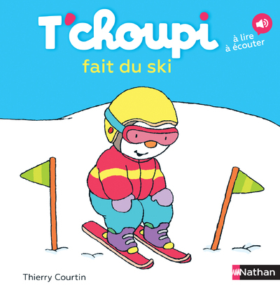 Ref. 9782092570456, T'choupi fait du ski, marque NATHAN