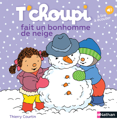 Ref. 9782092570487, T'choupi fait un bonhomme de neige, marque NATHAN