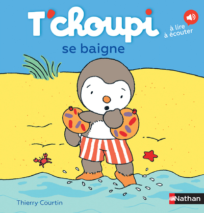 Ref. 9782092574218, T'choupi se baigne, marque NATHAN