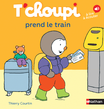 Ref. 9782092574249, T'choupi prend le train, marque NATHAN