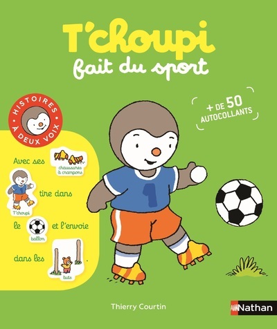 Ref. 9782092574676, T'choupi fait du sport, marque NATHAN