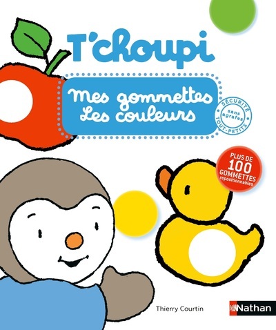 Ref. 9782092574737, T'choupi : mes gommettes les couleurs, marque NATHAN