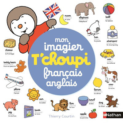 Ref. 9782092575581, Mon imagier t'choupi français anglais, marque NATHAN