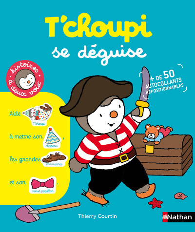 Ref. 9782092580813, T'choupi se déguise, marque NATHAN