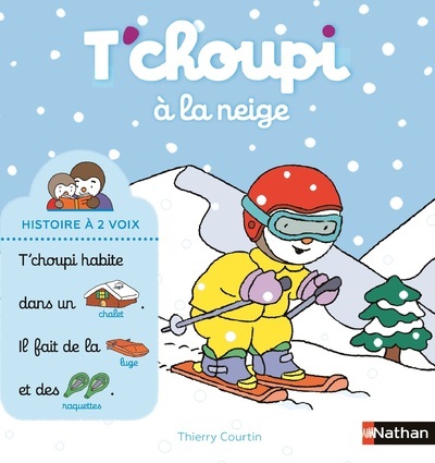 Ref. 9782092581322, T'choupi à la neige, marque NATHAN
