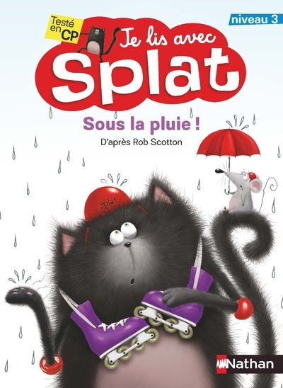 Ref. 9782092589328, Je lis avec splat : sous la pluie, marque NATHAN