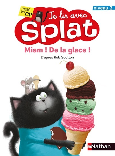 Ref. 9782092589342, Miam ! de la glace ! je lis avec splat - niveau 3, marque NATHAN