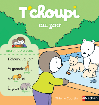 Ref. 9782092589892, T'choupi au zoo, marque NATHAN