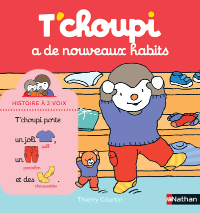Ref. 9782092590010, T'choupi a de nouveaux habits, marque NATHAN