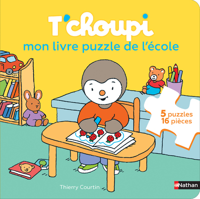 Ref. 9782092590348, Mon livre puzzle de l'école, marque NATHAN