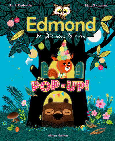 Ref. 9782092590744, Edmond - la fête sous la lune en pop-up, marque NATHAN