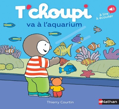 Ref. 9782092593127, T'choupi va à l'aquarium, marque NATHAN