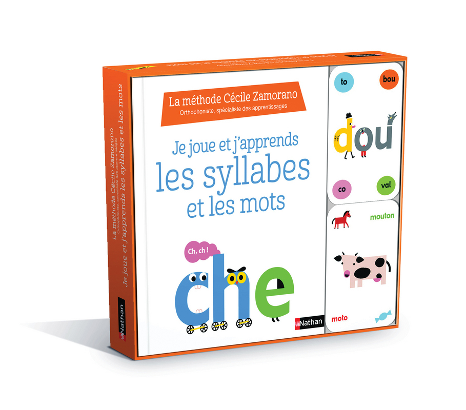 Ref. 9782092594186, Coffret je joue et j'apprends les syllabes et les mots - la..., marque NATHAN