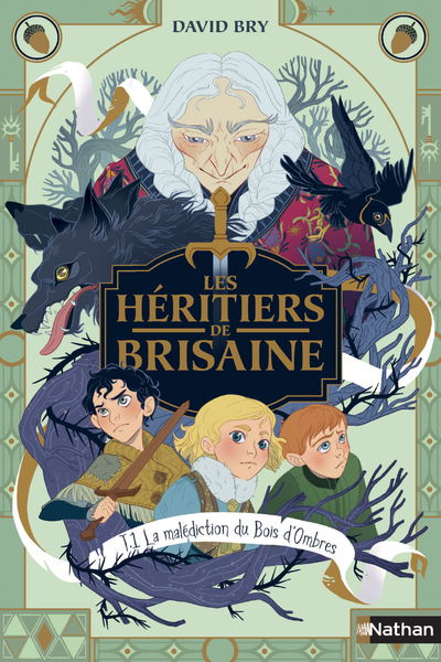 Ref. 9782092594995, Les héritiers de brisaine - tome 1 la malédiction du bois d'ombres, marque NATHAN