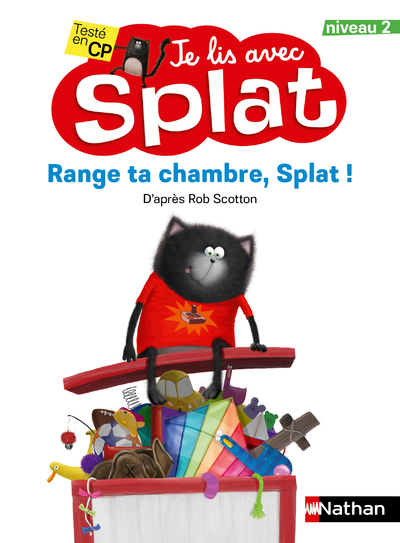 Ref. 9782092595909, Je lis avec splat niveau 2 range ta chambre, splat !, marque NATHAN