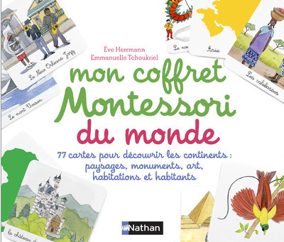 Ref. 9782092787113, Mon coffret montessori du monde, marque NATHAN