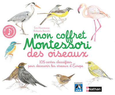 Ref. 9782092788387, Mon coffret montessori des oiseaux, marque NATHAN
