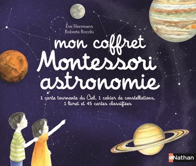 Ref. 9782092788448, Mon coffret montessori astronomie, marque NATHAN