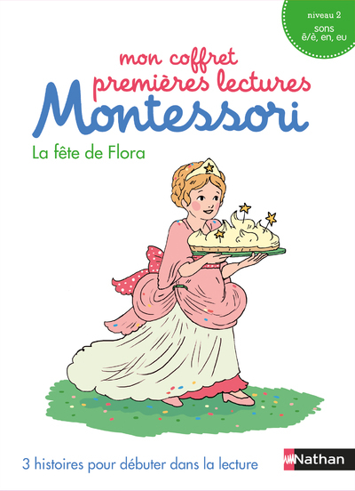 Ref. 9782092789438, Mon coffret premières lectures montessori : la fête de flora -..., marque NATHAN