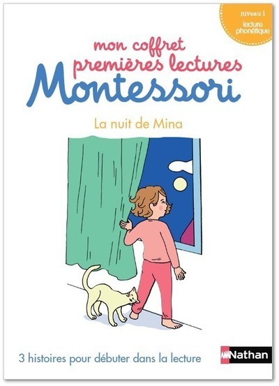 Ref. 9782092789704, Mon coffret premières lectures montessori - la nuit de mina - niveau 1, marque NATHAN