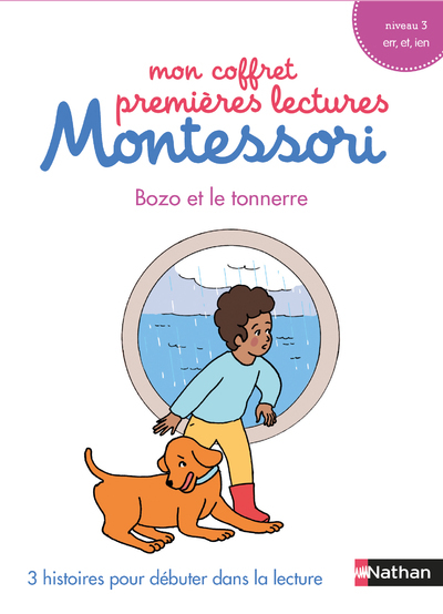 Ref. 9782092789711, Mon coffret 1ères lectures montessori niv 3 - bozo et le tonnere, marque NATHAN