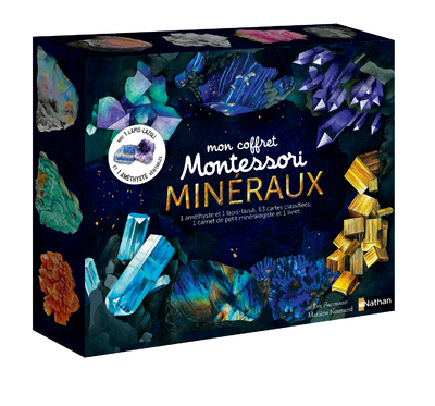 Ref. 9782092789728, Mon coffret montessori des minéraux, marque NATHAN