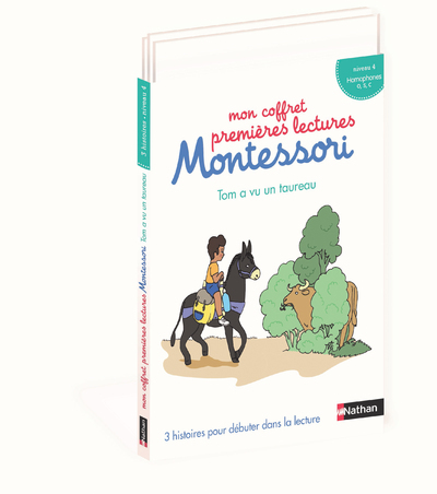 Ref. 9782092791158, Mon coffret premières lectures montessori : tom a vu un taureau..., marque NATHAN