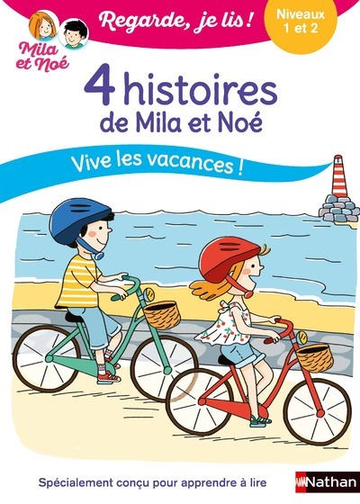 Ref. 9782095000592, Regarde je lis ! 4 histoires pour l'été - niv 1 et 2 vive les..., marque NATHAN