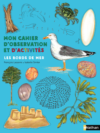 Ref. 9782095000929, Mon cahier d'observation et d'activités les bords de mer, marque NATHAN